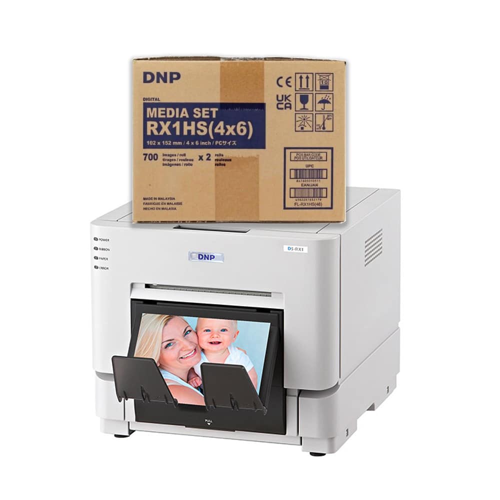 מדפסת DNP RX1 + ארגז ריבון - המרכז הראשי לחומרי מגנטים וציוד נלווה לצלמים